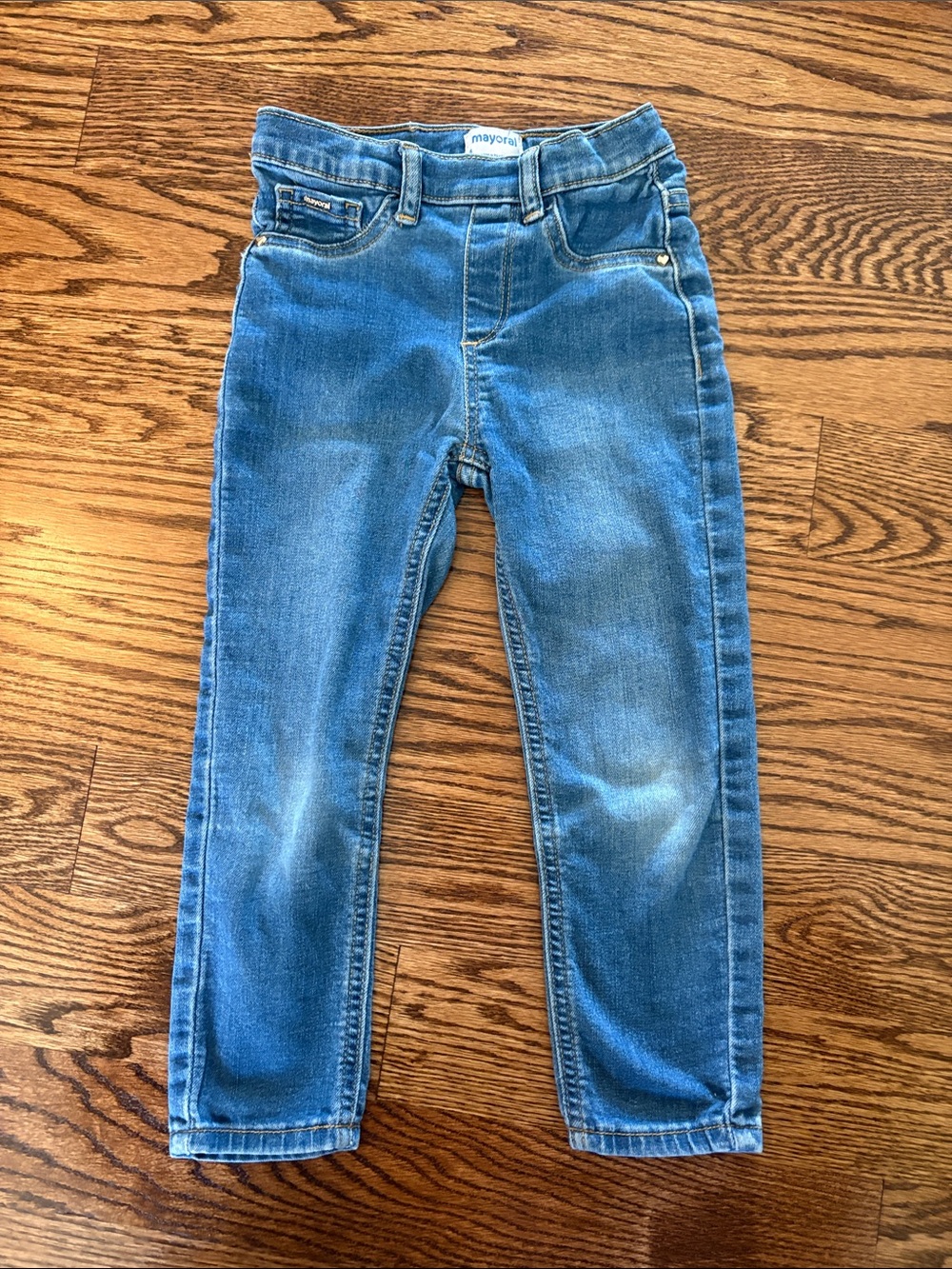 Mayoral Blue Kids Stretch Denim Jeans